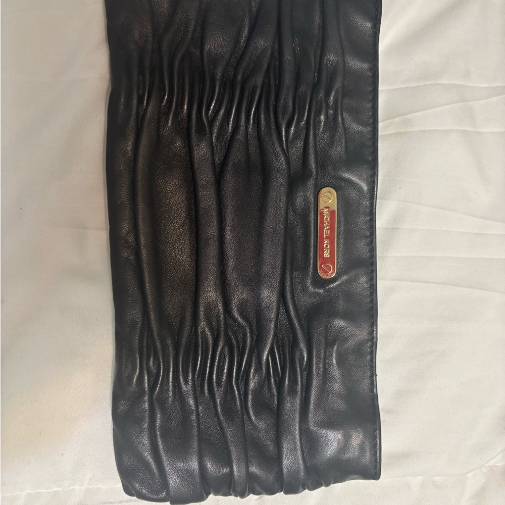 MICHAEL Michael Kors Black Wallet with Gold Details